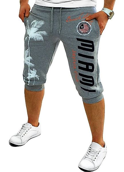 RMK Sweatshorts Herren Bermuda Short 3/4 Hose Kurze Jogginghose Sport Miami günstig online kaufen