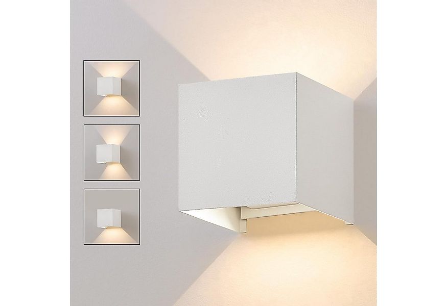 ZMH LED Wandleuchte Innen 1ER Wandlampe - Up And Down LED Außenwandleuchten günstig online kaufen