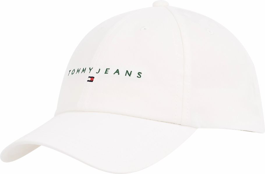 Tommy Jeans Baseball Cap "TJM LINEAR LOGO CAP", Klettverschluss, Logosticke günstig online kaufen