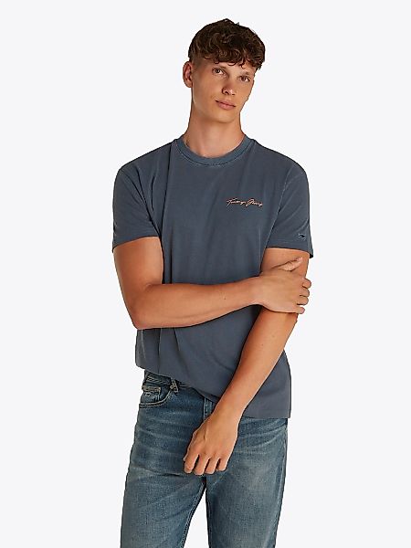 Tommy Jeans T-Shirt "TJM REG SIG SAILING SS TEE EXT", mit großem Rückendruc günstig online kaufen