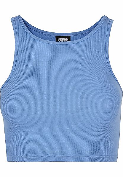 URBAN CLASSICS Tanktop "Urban Classics Damen Ladies Cropped Rib Top" 1 Stk. günstig online kaufen