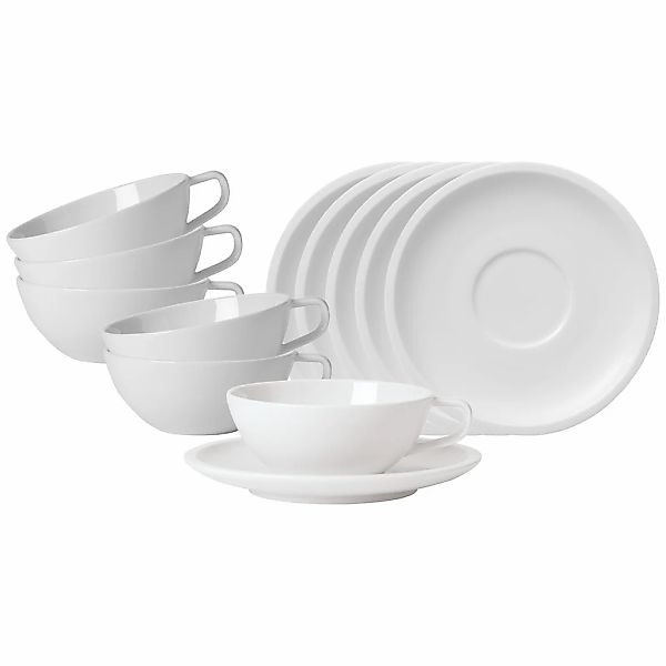 Villeroy & Boch Tasse "Teetassen mit Untertassen Artesano Original 120 ml 6 günstig online kaufen