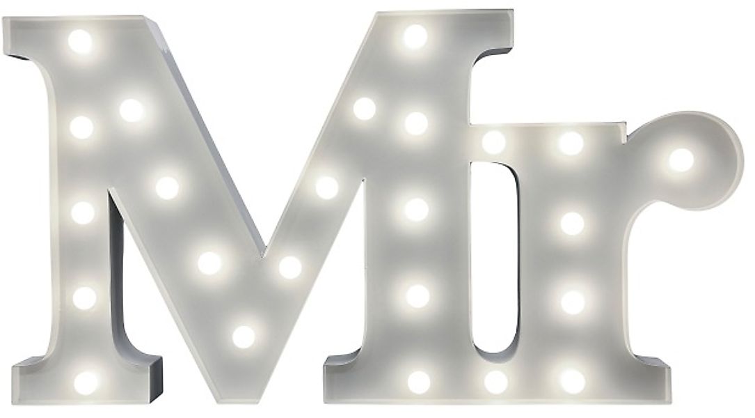 MARQUEE LIGHTS LED Dekolicht »Mr«, 24 flammig, Leuchtmittel LED-Modul   LED günstig online kaufen