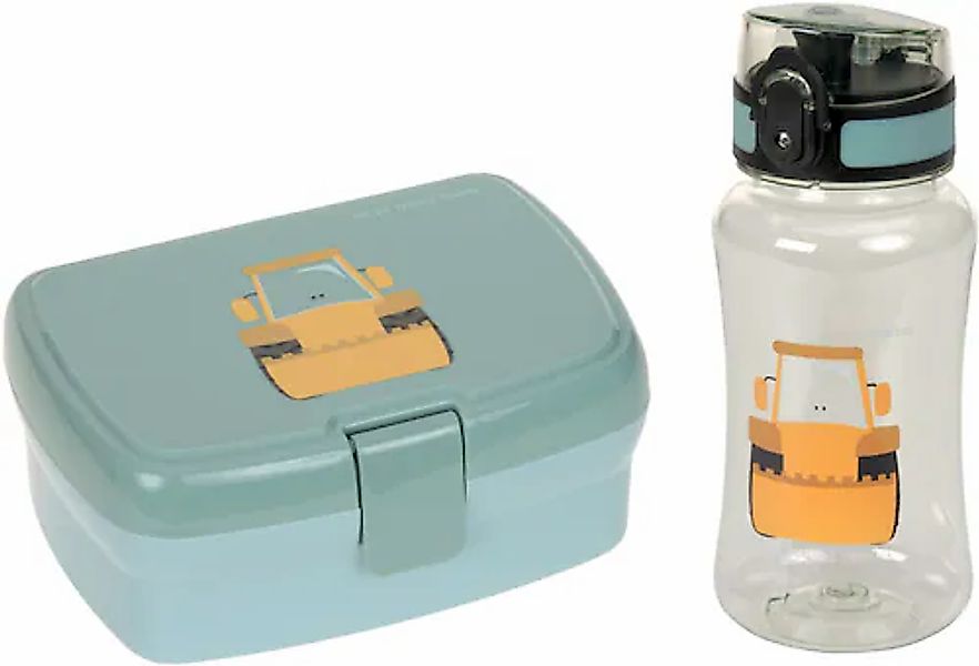LÄSSIG Lunchbox »Tiny Drivers, Excavator« Set, 2 Stk. tlg. mit Trinkflasche günstig online kaufen