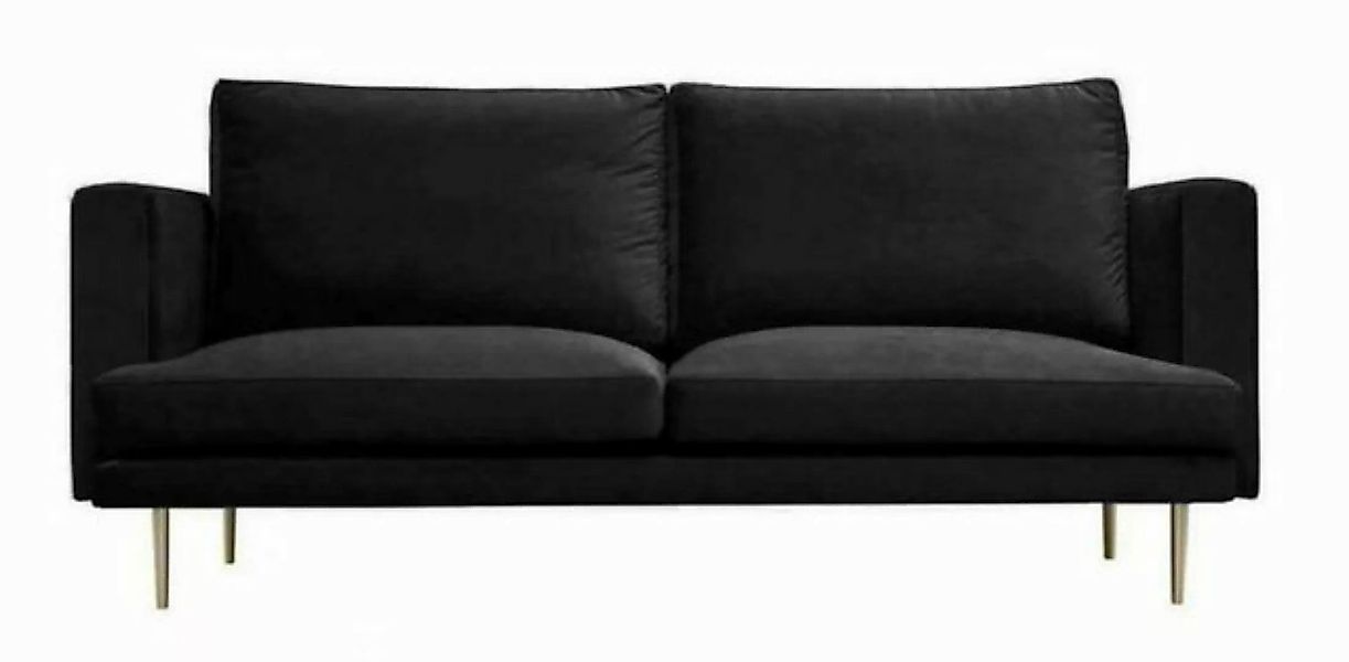 JVmoebel Sofa Roter Dreisitzer mit Edelstahlelementen Design Polster Neu, M günstig online kaufen