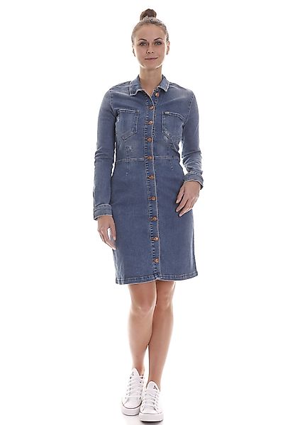LTB Damen Jeanskleid HALSEY X Lelia Wash Mittelblau günstig online kaufen