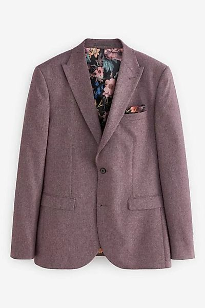 Next Baukastensakko Donegal-Anzug aus Wollmischung: Skinny Fit Jacke (1-tlg günstig online kaufen