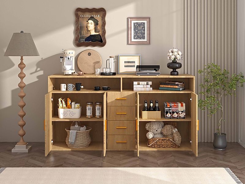 HOMAVO Sideboard BG1-L mit 4 Schubladen, günstig online kaufen