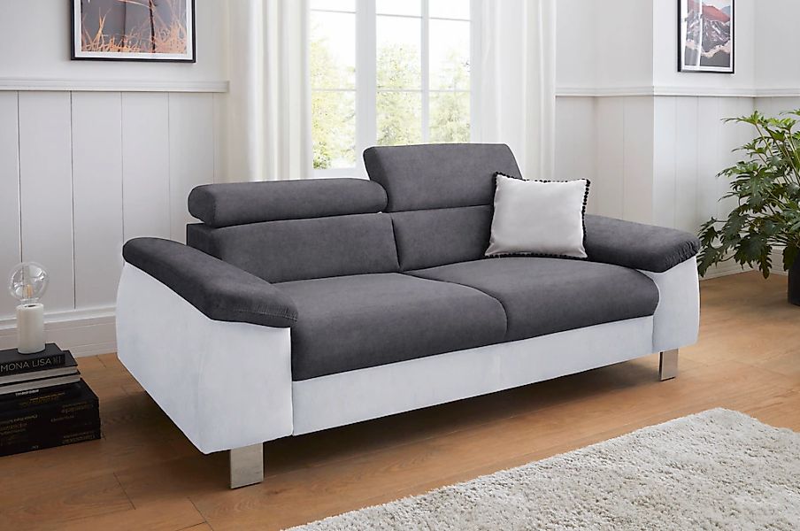 COTTA 3-Sitzer "Komaris, B: 193 cm" mit Kopfteilverstellung günstig online kaufen