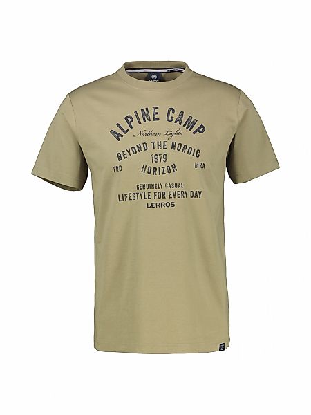 LERROS T-Shirt "T-Shirt mit Outdoorprint in Großen Größen" günstig online kaufen