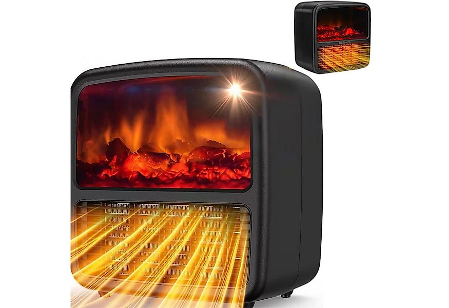 Diyarts Heizlüfter Keramik, 1500 W, Zwei Heizstufen (1.000 W / 1.500 W) plu günstig online kaufen