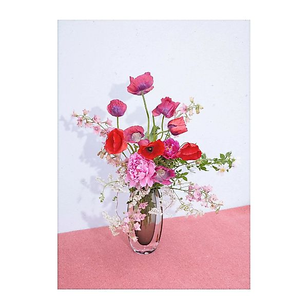 Paper Collective - Blomst 04 Pink Kunstdruck 50x70cm - pink, blau, rot, grü günstig online kaufen