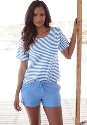 H.I.S Shorty 2 tlg., mit Logostickerei auf der Brust günstig online kaufen