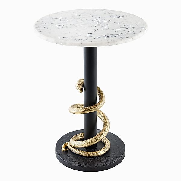 riess-ambiente Beistelltisch WILDLIFE SNAKE 55cm weiß günstig online kaufen