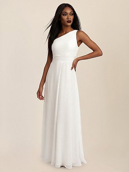 Apart Chiffonkleid mit One-Shoulder-Design günstig online kaufen