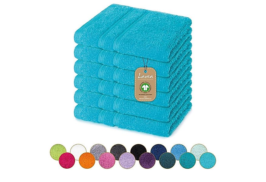 Lavea Seiftuch Bali Seiftücher, Waschlappen Frottee 30x30 cm, Weiches Bio-B günstig online kaufen