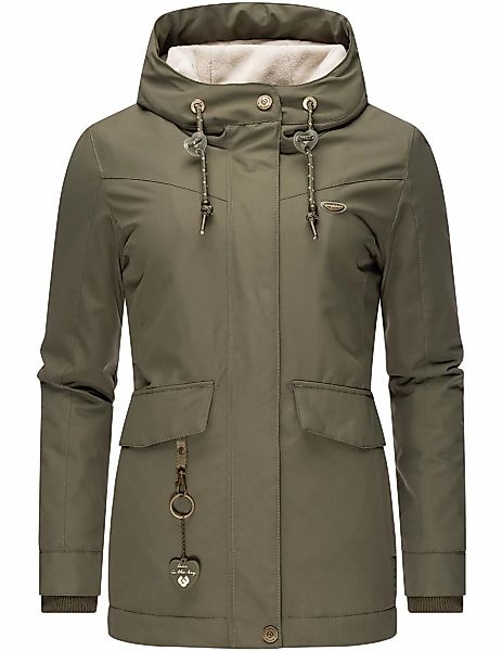 Ragwear Winterjacke "Jazmin Intl." mit Kapuze warm gefütterte Outdoorjacke günstig online kaufen