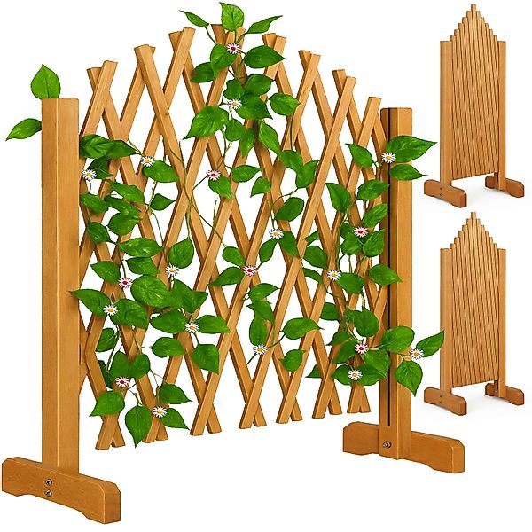 Rankhilfe 2er-Set Braun 200x107cm günstig online kaufen