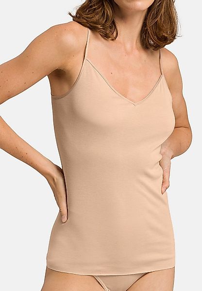Hanro Unterhemd Cotton Seamless (1-St) Spaghetti Top - Baumwolle - Nahtlos günstig online kaufen