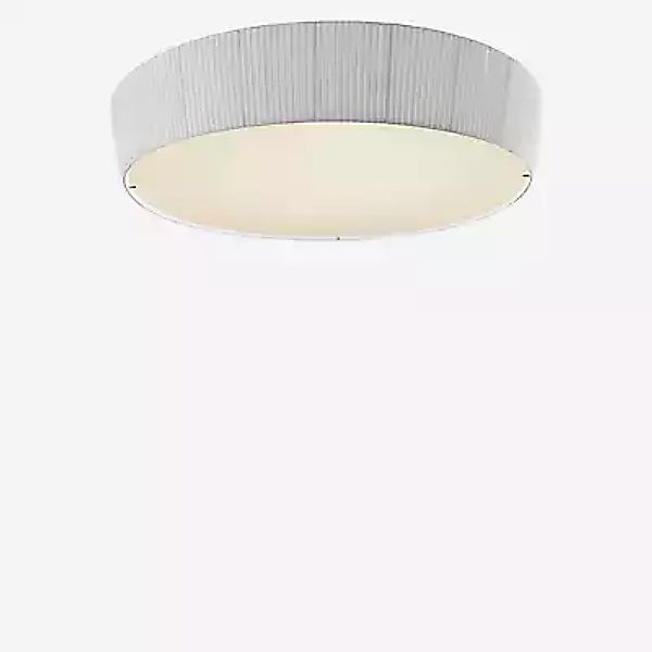 Bover LED-Deckenlampe Plafonet, Ø 95 cm, weiß, Alu/Stoff günstig online kaufen