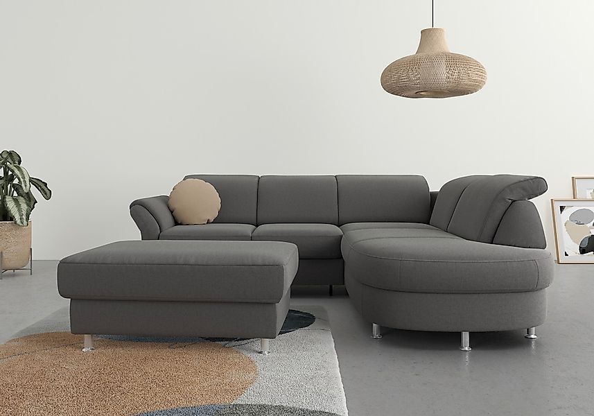 sit&more Ecksofa "Apulia L-Form" wahlweise Bettfunktion, Bettkasten und Kop günstig online kaufen