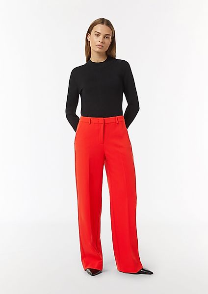 Comma Stoffhose Wide Leg Hose mit günstig online kaufen