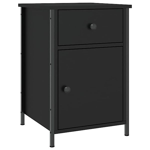 vidaXL Nachttisch Nachttisch Schwarz 40x42x60 cm günstig online kaufen