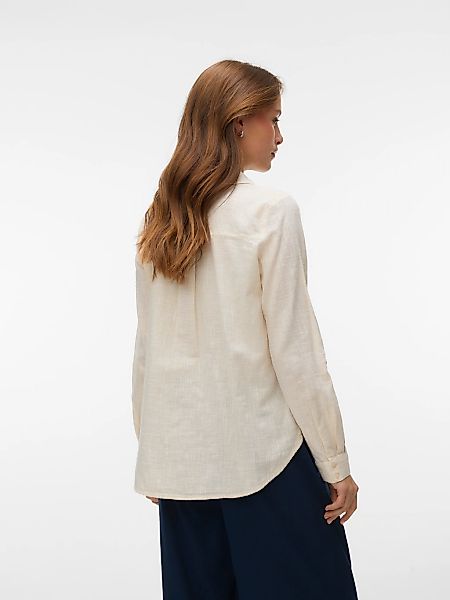Vero Moda Langarmbluse "VMTHILDE LS SHIRT WVN NOOS" Baumwolle günstig online kaufen