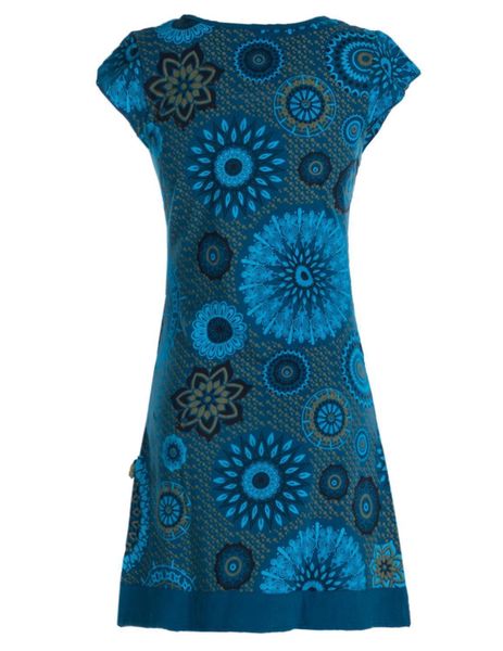 Vishes Tunikakleid Kurzarm Damen Sommer-Kleid Longshirt-Kleid günstig online kaufen