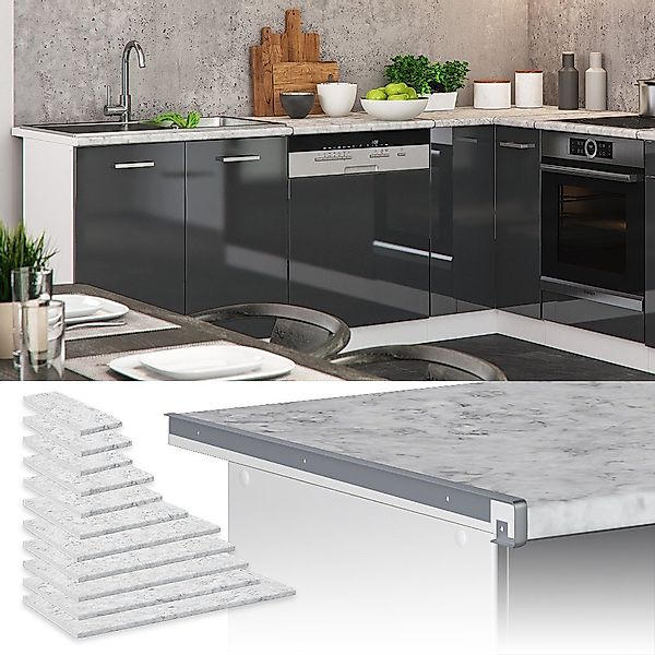 Vicco Unterschrank R-Line, Marmor Weiß, 80 günstig online kaufen