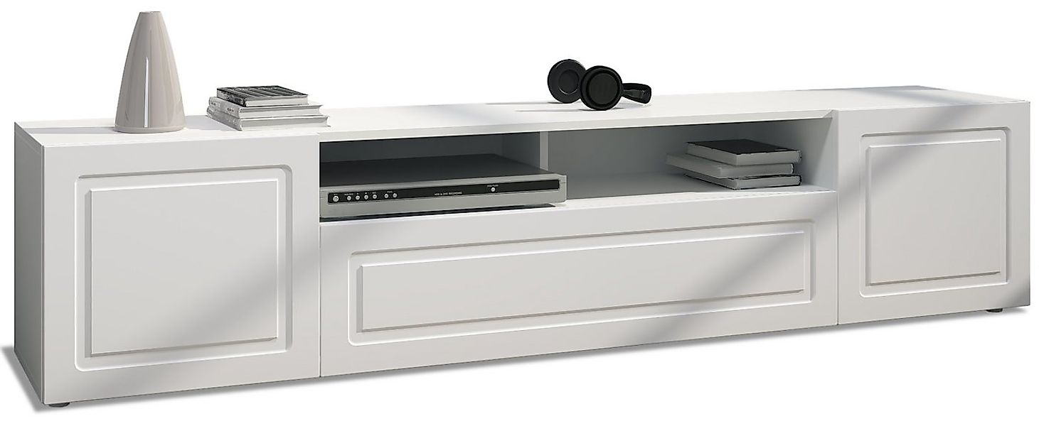 Möbelhandel Klipenstein Lowboard Rom, TV Kommode Fernsehtisch 181 cm, Landh günstig online kaufen