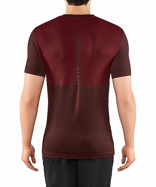 FALKE Herren T-Shirt V-Ausschnitt, XL-XXL, Rot, Uni, 61012-831805 günstig online kaufen