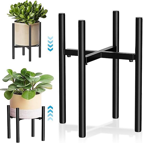 Auledio Blumenständer Metall Pflanzenständer Blumentopfständer Teleskopierb günstig online kaufen