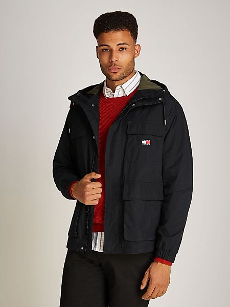 Tommy Jeans Sommerjacke TJM UTILITY PARKA mit Logoprägung günstig online kaufen