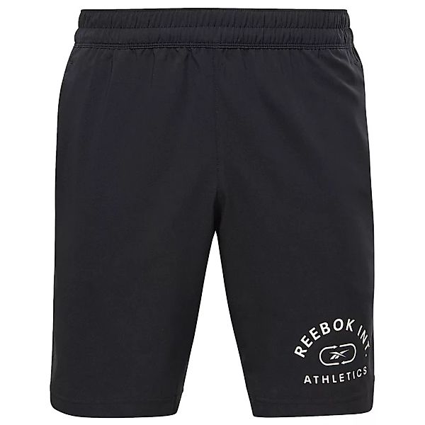 Reebok Workout Ready Woven Graphic Shorts Hosen XL Black / White günstig online kaufen