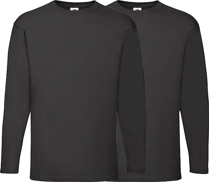 Fruit of the Loom Sweatshirt Unisex-Langarmshirt günstig online kaufen