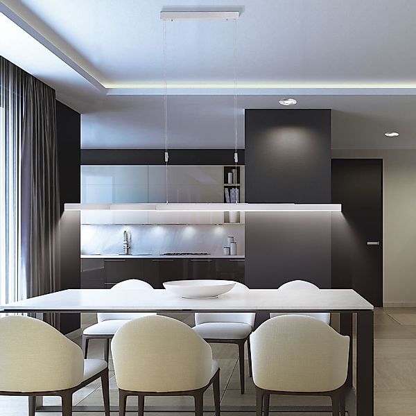 LED Pendelleuchte Adriana aus Aluminium Farbtemperatur einstellbar per Touc günstig online kaufen