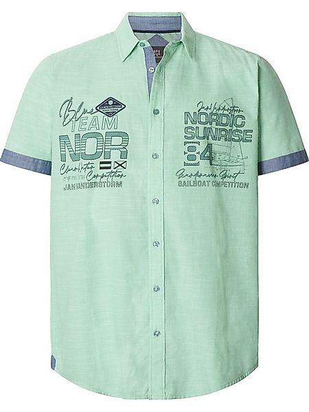 Jan Vanderstorm Kurzarmhemd FAPHER mit frischem Chambraylook günstig online kaufen