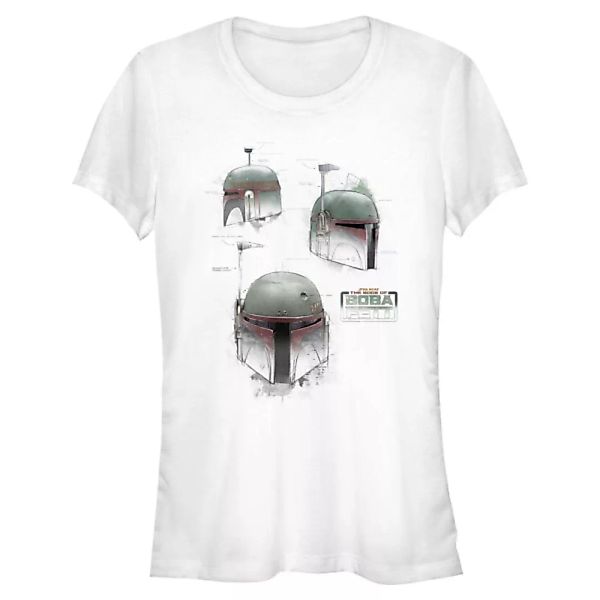 Star Wars - Book of Boba Fett - Boba Fett Helmet Schematics - Frauen T-Shir günstig online kaufen