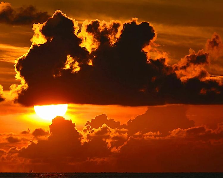 Fototapete "Wolkenspiel" 4,00x2,50 m / Glattvlies Brillant günstig online kaufen