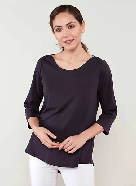 3/4 Sleeve T-shirt Aus Tencel® Und Bio-baumwolle günstig online kaufen