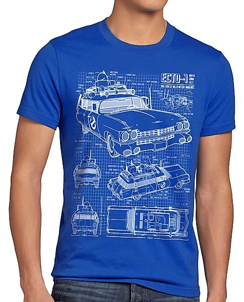 style3 T-Shirt ECTO- Blaupause geisterjäger slimer günstig online kaufen