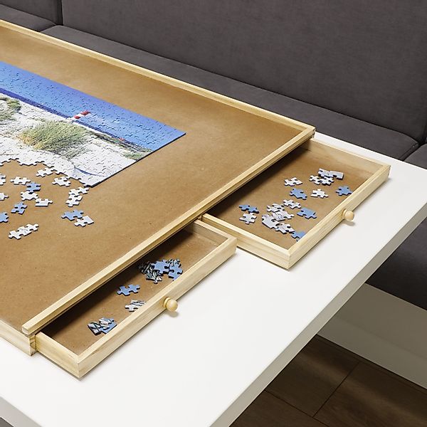 Haushalt International Bodenschutzmatte Puzzlebrett mit Auszügen günstig online kaufen