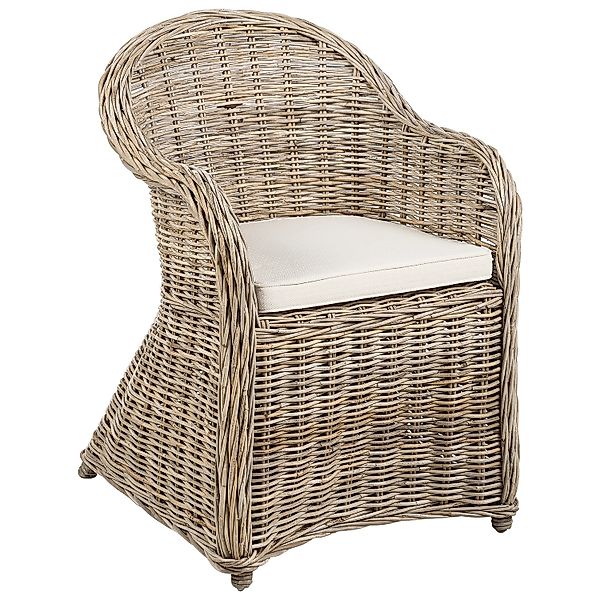 Beliani Sessel Beige Naturfarben 68x56x87 günstig online kaufen