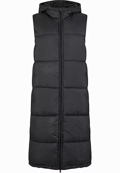 URBAN CLASSICS Steppweste Urban Classics Ladies Long Hooded Puffer Vest günstig online kaufen