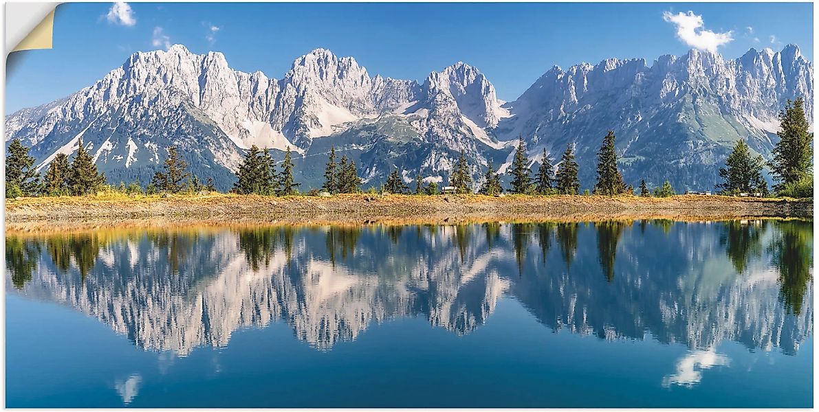 Artland Wandbild "Kaisergebirge Tirol", Berge & Alpenbilder, (1 St.), als A günstig online kaufen