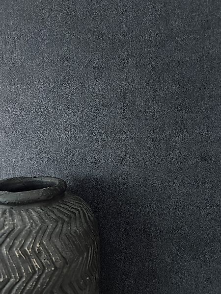 Newroom Vliestapete, Schwarz Tapete Modern Beton günstig online kaufen