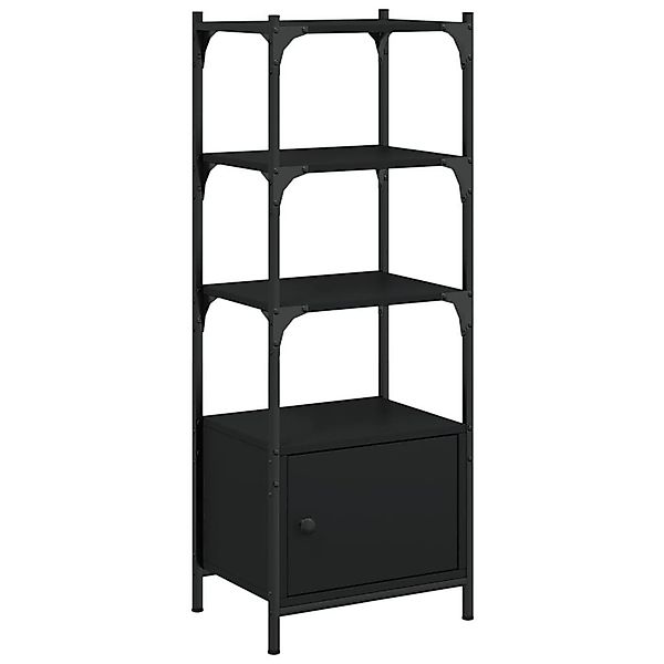 vidaXL Bücherregal Bücherregal 3 Fächer Schwarz günstig online kaufen