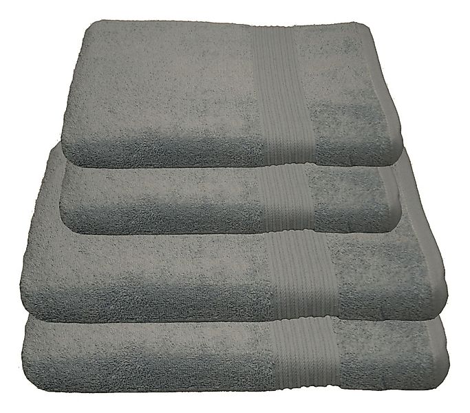 Julie Julsen Handtücher 4-Handtücher-Silbergrau, Baumwolle (4-St) günstig online kaufen