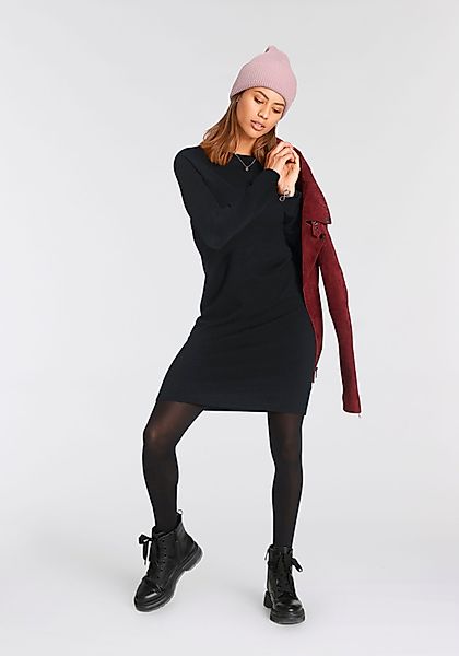 Tamaris Strickkleid kurzes Kleid, figurumspielend, aus günstig online kaufen